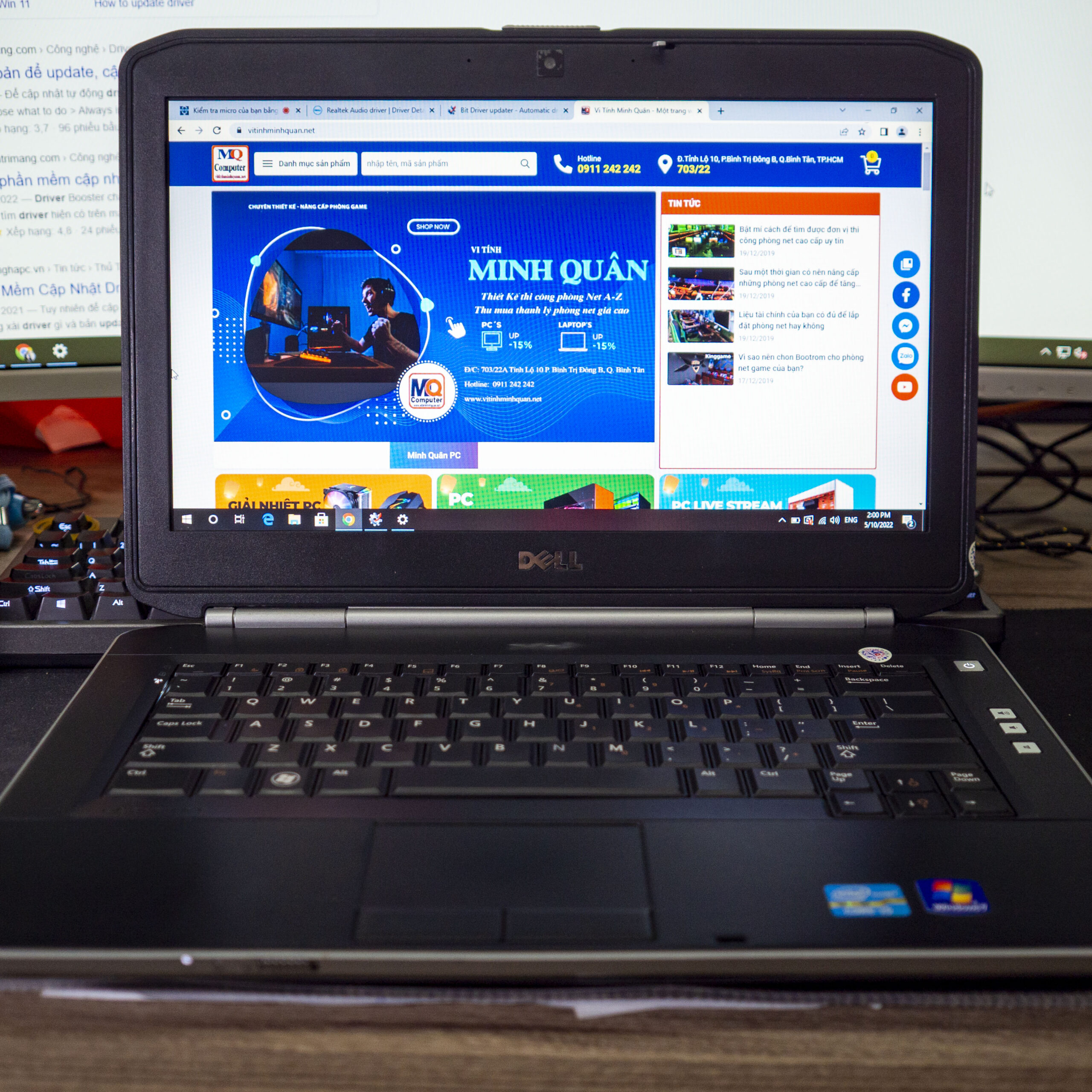 Laptop Dell Latitude E5420 (Core i5 2520M, RAM 8GB, SSD 256GB, 14 inch)